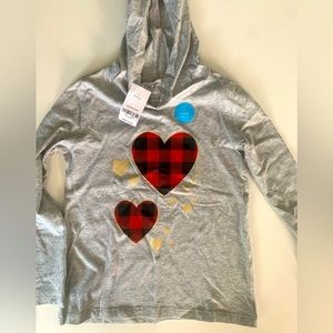 Girls Long-sleeve Hooded T-shirt